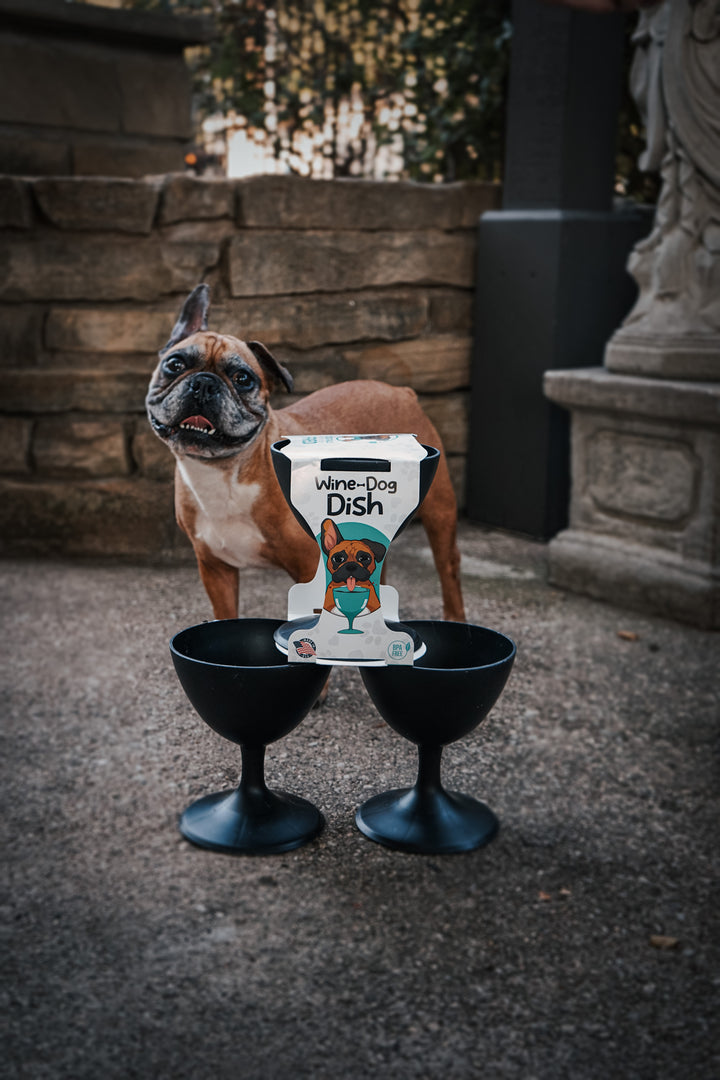 Elevate Your Dog's Dining Experience with The Wine Dog Dish- Dog Bowl