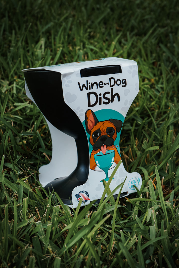 Elevate Your Dog's Dining Experience with The Wine Dog Dish- Dog Bowl